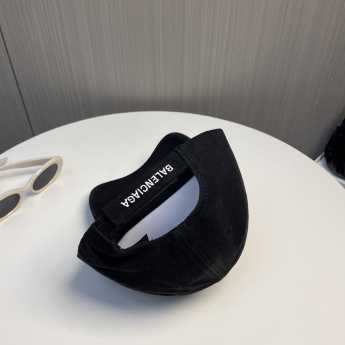 Balenciaga Mens Womens Hats Luxury Brand Design Balenciaga Baseball Hat VOGUE CAP IN BLACK FADED 8139804D6B51041 with Original Box Whatsapp 【+1-3239614486】