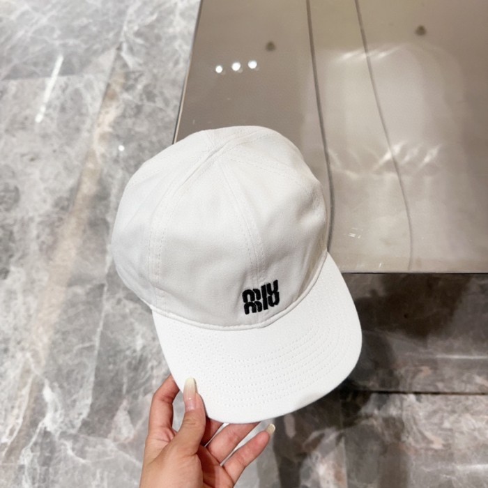 Miumiu Womens Cap Baseball Hat Luxury Brand with Original Box Whatsapp 【+1-3239614486】