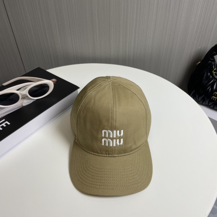 Miumiu Womens Mens Cap Baseball Hat Luxury Brand with Original Box Whatsapp 【+1-3239614486】