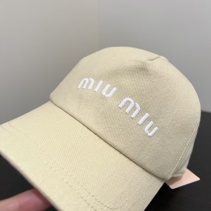 Miumiu Womens Mens Cap Baseball Hat Luxury Brand with Original Box Whatsapp 【+1-3239614486】