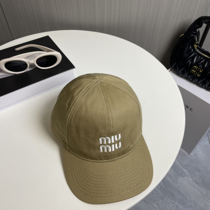 Miumiu Womens Mens Cap Baseball Hat Luxury Brand with Original Box Whatsapp 【+1-3239614486】