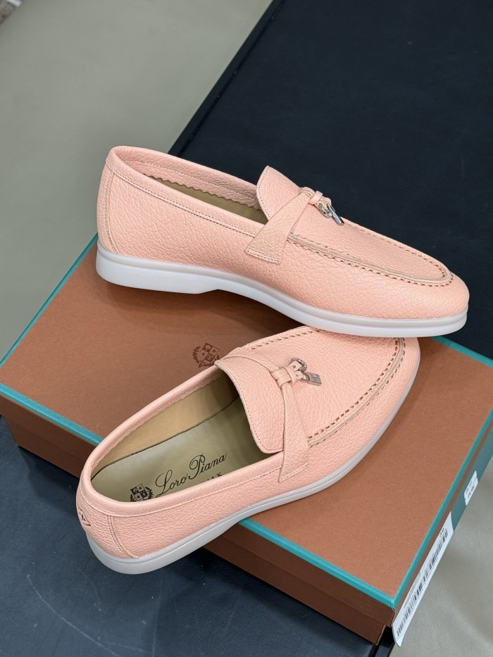 Loro Piana Womens Shoes Loafers Casual Design Luxury Brand Fashion Shoes for Women with Original Box Whatsapp【+1-3239614486】