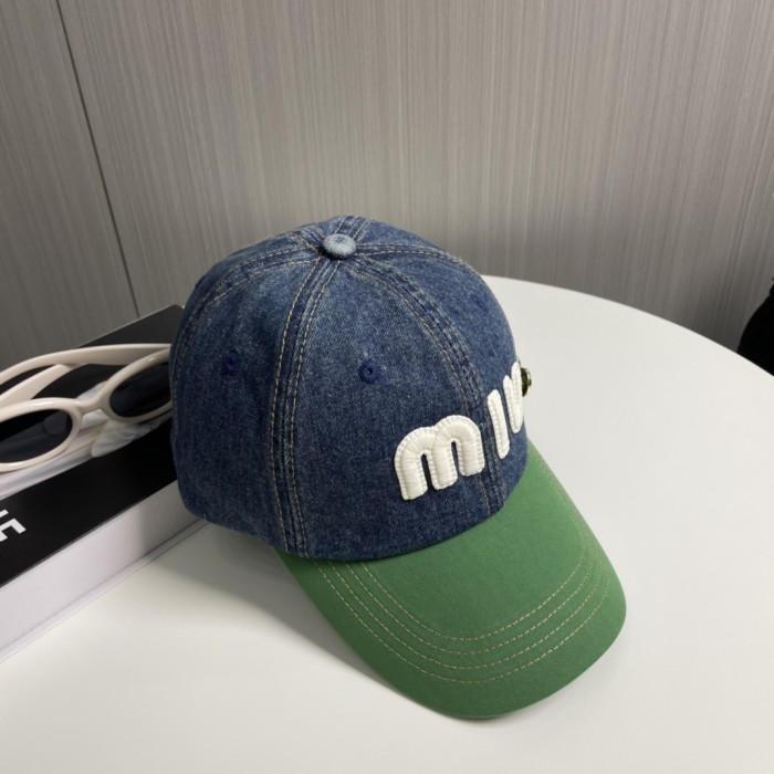 Miumiu Womens Mens Cap Baseball Hat Luxury Brand with Original Box Whatsapp 【+1-3239614486】