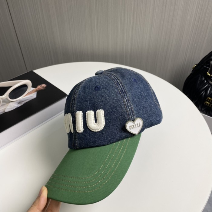 Miumiu Womens Mens Cap Baseball Hat Luxury Brand with Original Box Whatsapp 【+1-3239614486】