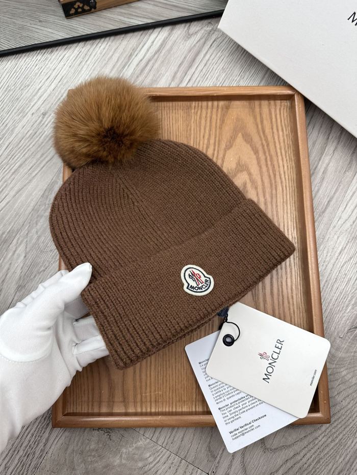 Moncler Womens Hats Luxury Brand Design Moncler Knit Hat with Original Box Whatsapp【+1-3239614486】