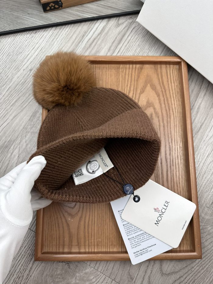 Moncler Womens Hats Luxury Brand Design Moncler Knit Hat with Original Box Whatsapp【+1-3239614486】