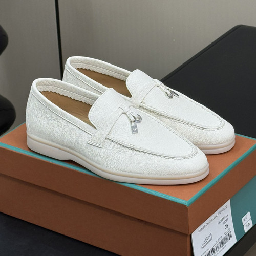 Loro Piana Womens Shoes Loafers Casual Design Luxury Brand Fashion Shoes for Women with Original Box Whatsapp【+1-3239614486】