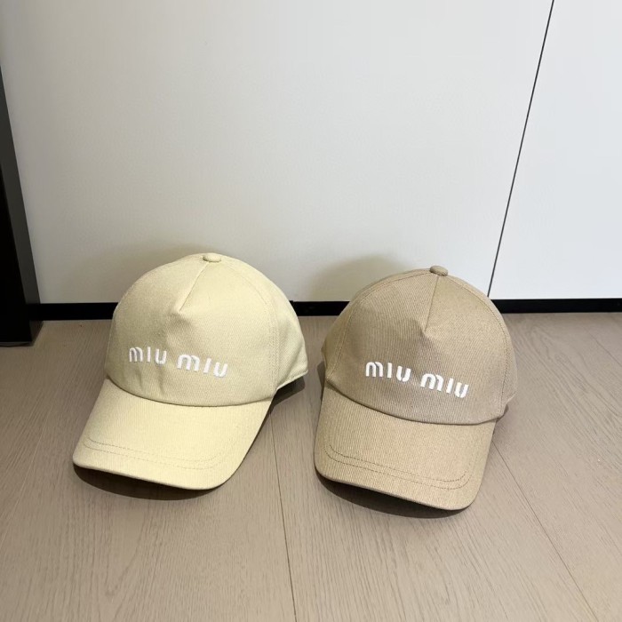 Miumiu Womens Mens Cap Baseball Hat Luxury Brand with Original Box Whatsapp 【+1-3239614486】