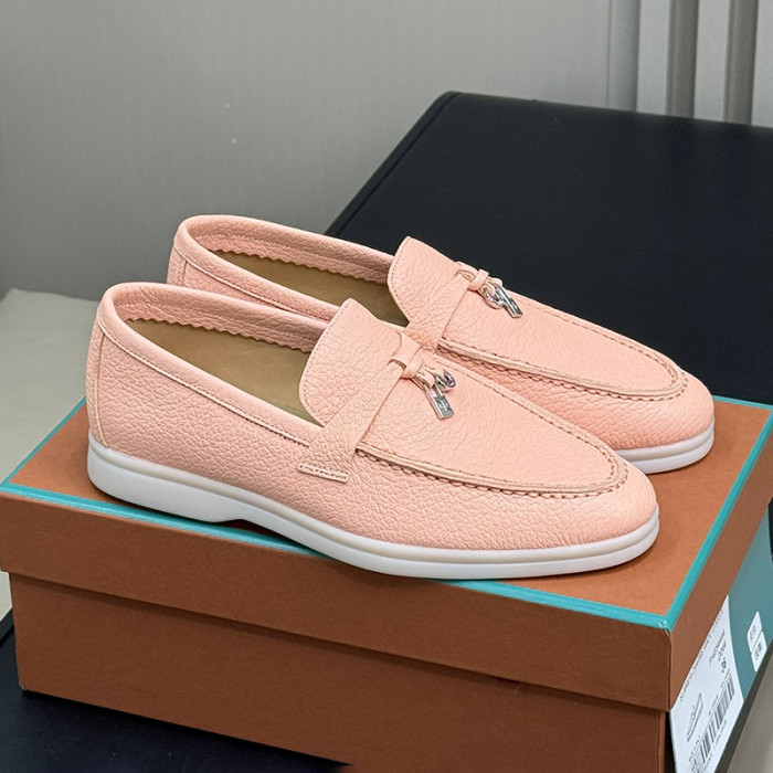 Loro Piana Womens Shoes Loafers Casual Design Luxury Brand Fashion Shoes for Women with Original Box Whatsapp【+1-3239614486】