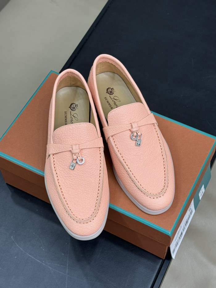 Loro Piana Womens Shoes Loafers Casual Design Luxury Brand Fashion Shoes for Women with Original Box Whatsapp【+1-3239614486】