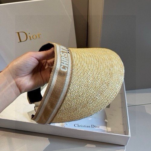 Dior Womens Visor Hat Luxury Brand Design Dior Cap with Original Box Whatsapp 【+1-3239614486】