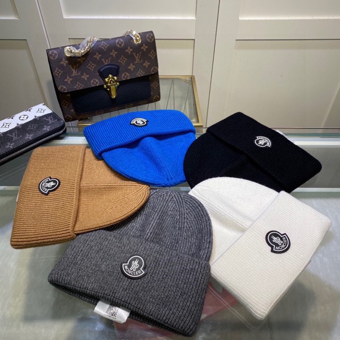 Moncler Men Womens Hats Luxury Brand Design Moncler Knit Hat with Original Box Whatsapp【+1-3239614486】