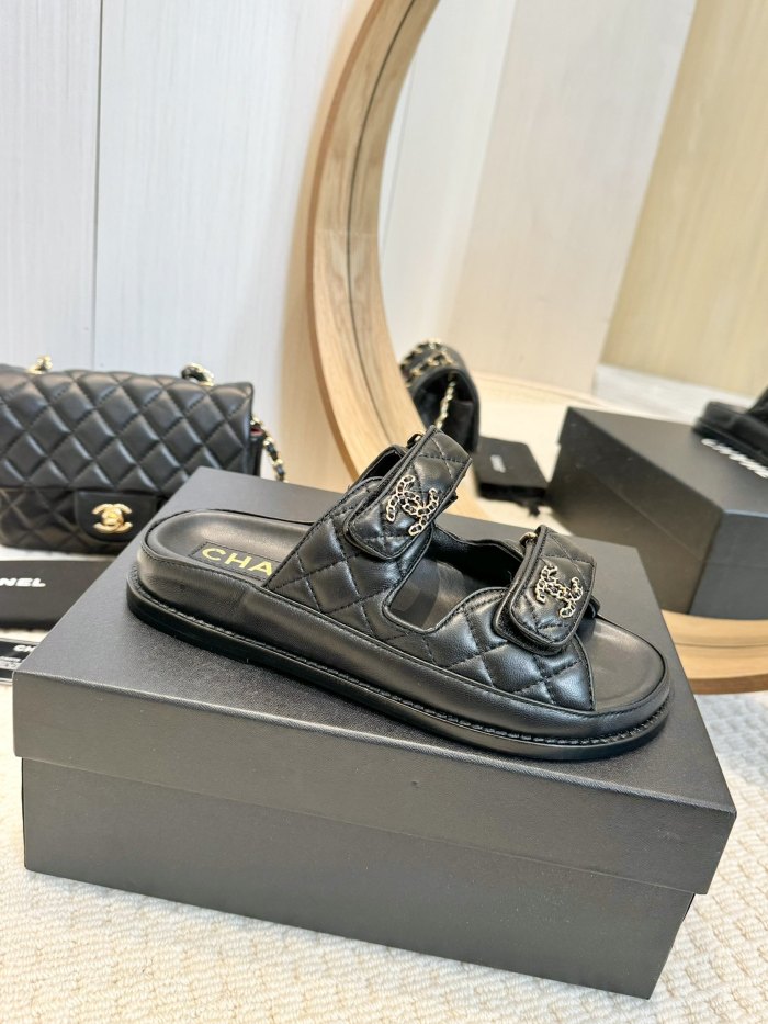 Chanel Women Shoes Fashion Summer Sandals Slippers Luxury Brand with Original Box Whatsapp 【+1-3239614486】