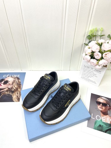 Prada Womens Shoes Sneakers Lace-Up Luxury Brand Fashion Sneakers for Women with Original Box whatsapp【+1-3239614486】