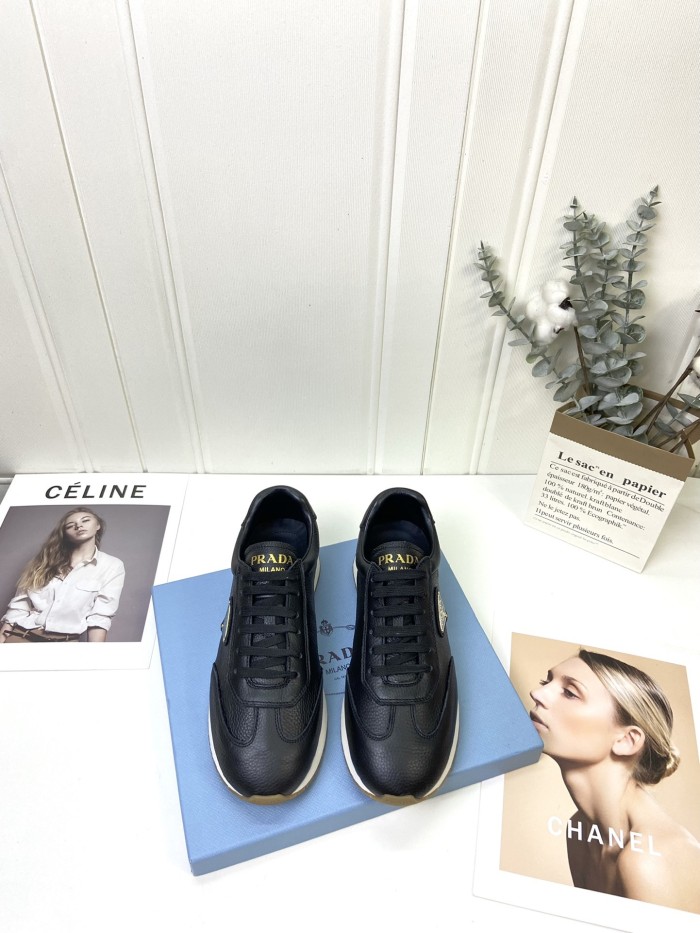 Prada Womens Shoes Sneakers Lace-Up Luxury Brand Fashion Sneakers for Women with Original Box whatsapp【+1-3239614486】