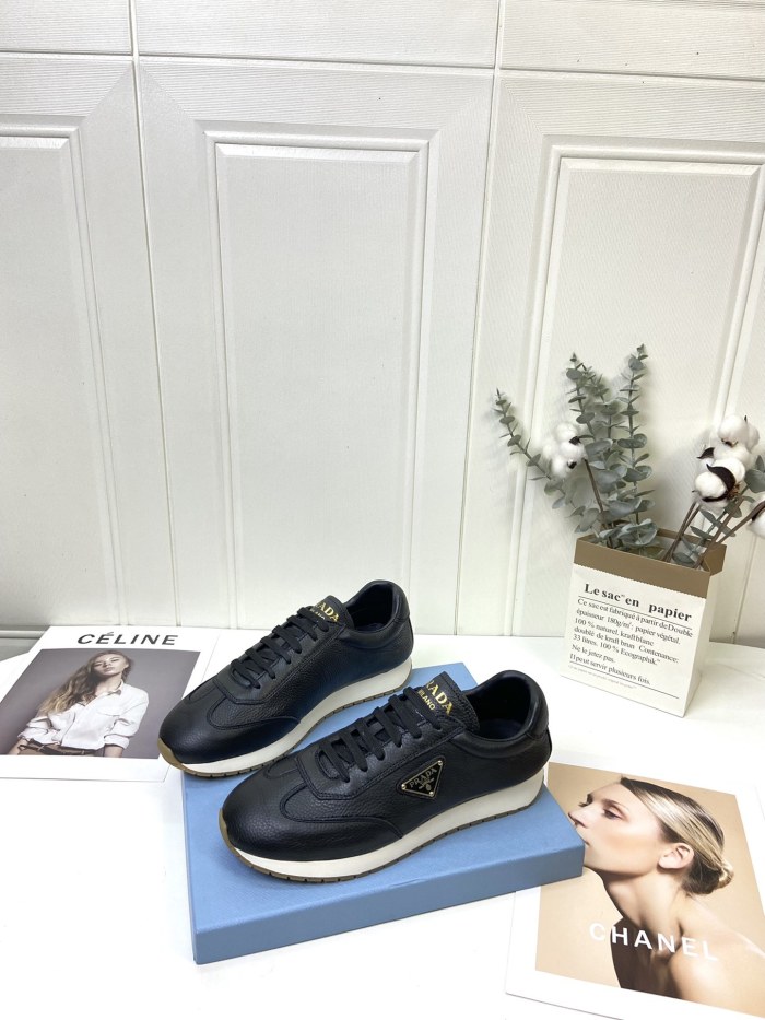 Prada Womens Shoes Sneakers Lace-Up Luxury Brand Fashion Sneakers for Women with Original Box whatsapp【+1-3239614486】