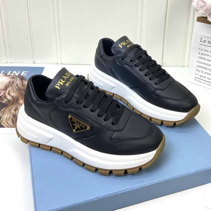 Prada Womens Shoes Sneakers Lace-Up Luxury Brand Fashion Sneakers for Women with Original Box whatsapp【+1-3239614486】