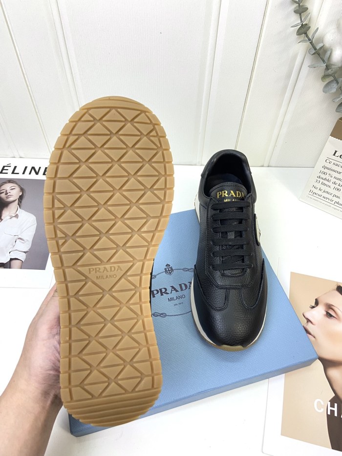 Prada Womens Shoes Sneakers Lace-Up Luxury Brand Fashion Sneakers for Women with Original Box whatsapp【+1-3239614486】