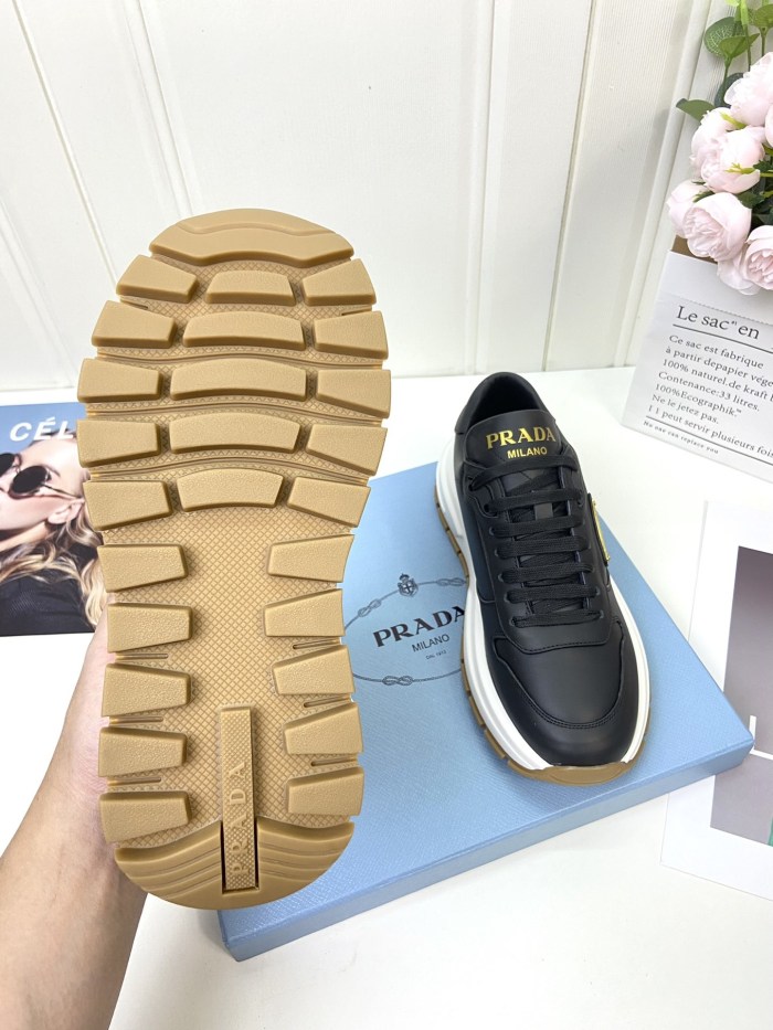 Prada Womens Shoes Sneakers Lace-Up Luxury Brand Fashion Sneakers for Women with Original Box whatsapp【+1-3239614486】