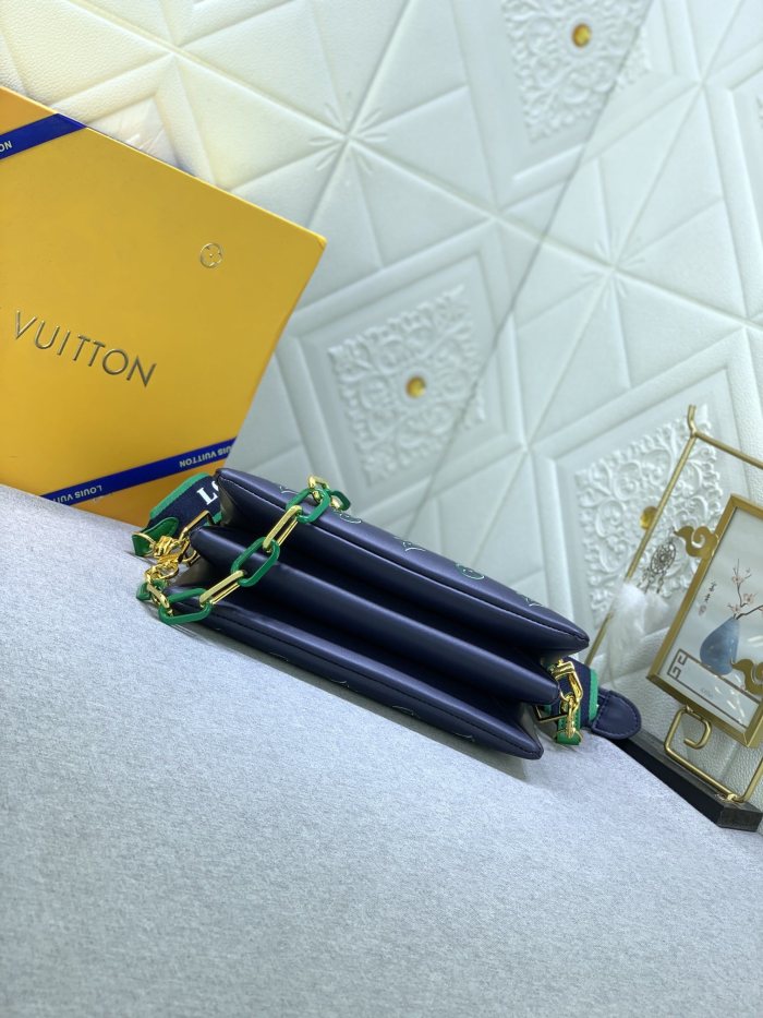 Louis Vuitton Womens Bags Messenger Shoulder Bags Luxury Brand COUSSIN MM M20771 with Original Box Monogram Canvas