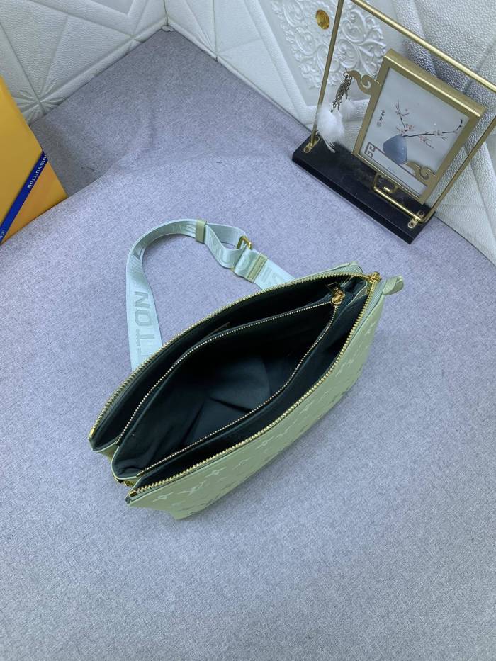 Louis Vuitton Womens Bags Messenger Shoulder Bags Luxury Brand COUSSIN MM M20771 with Original Box Monogram Canvas
