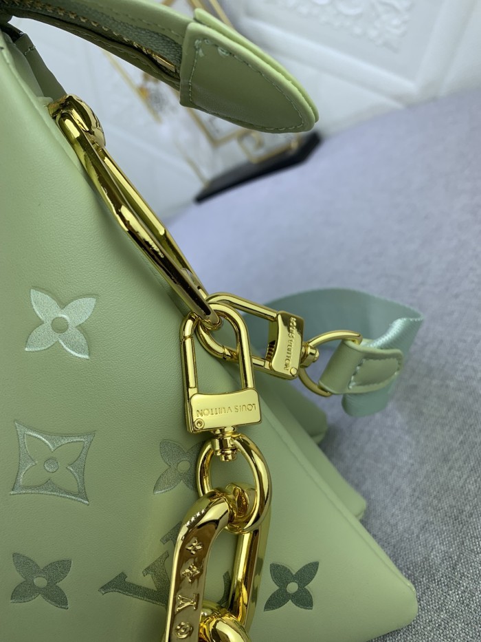 Louis Vuitton Womens Bags Messenger Shoulder Bags Luxury Brand COUSSIN MM M20771 with Original Box Monogram Canvas
