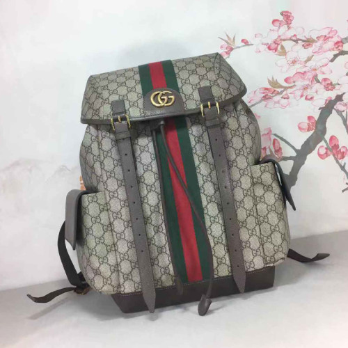 Gucci Womens Bags Backpacks Luxury Brand Gucci GG Supreme Ophidia Medium Backpack With Straps Whatsapp 【+1-3239614486】
