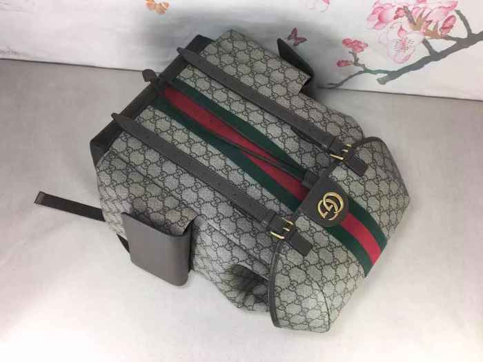Gucci Womens Bags Backpacks Luxury Brand Gucci GG Supreme Ophidia Medium Backpack With Straps Whatsapp 【+1-3239614486】
