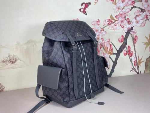 Gucci Womens Bags Backpacks Luxury Brand Gucci GG Supreme Ophidia Medium Backpack With Straps Whatsapp 【+1-3239614486】