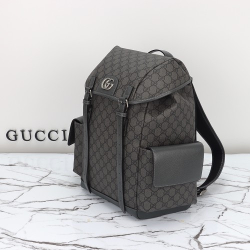 Gucci Womens Bags Backpacks Luxury Brand GUCCI Ophidia medium backpack in GG Supreme canvas Whatsapp 【+1-3239614486】