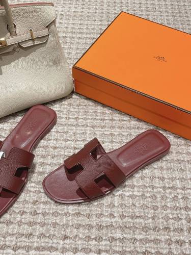 Hermes Womens Shoes Oran Slippers Sandals Casual Fashion Sandals Luxury Brand with Original Box whatsapp【+1-3239614486】