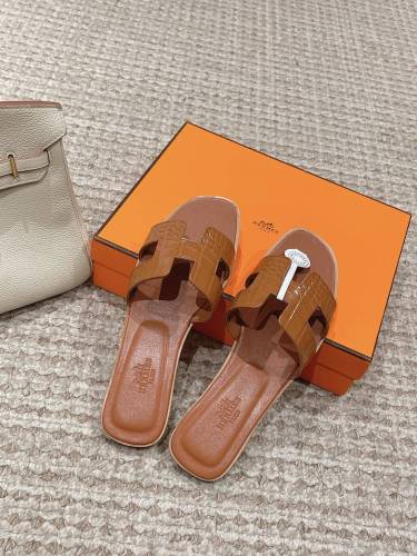 Hermes Womens Shoes Oran Slippers Sandals Casual Fashion Sandals Luxury Brand with Original Box whatsapp【+1-3239614486】