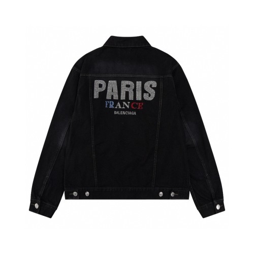 Balenciaga Men Womens Jacket Denim Coat Luxury Brand Mens Jackets Top Quality Whatsapp【+1-3239614486】