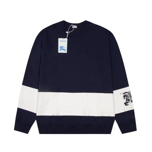 Burberry Womens Mens Sweatshirt Luxury Brand Mens EKD Stripe Cotton Sweatshirt 80926831 Whatsapp【+1-3239614486】