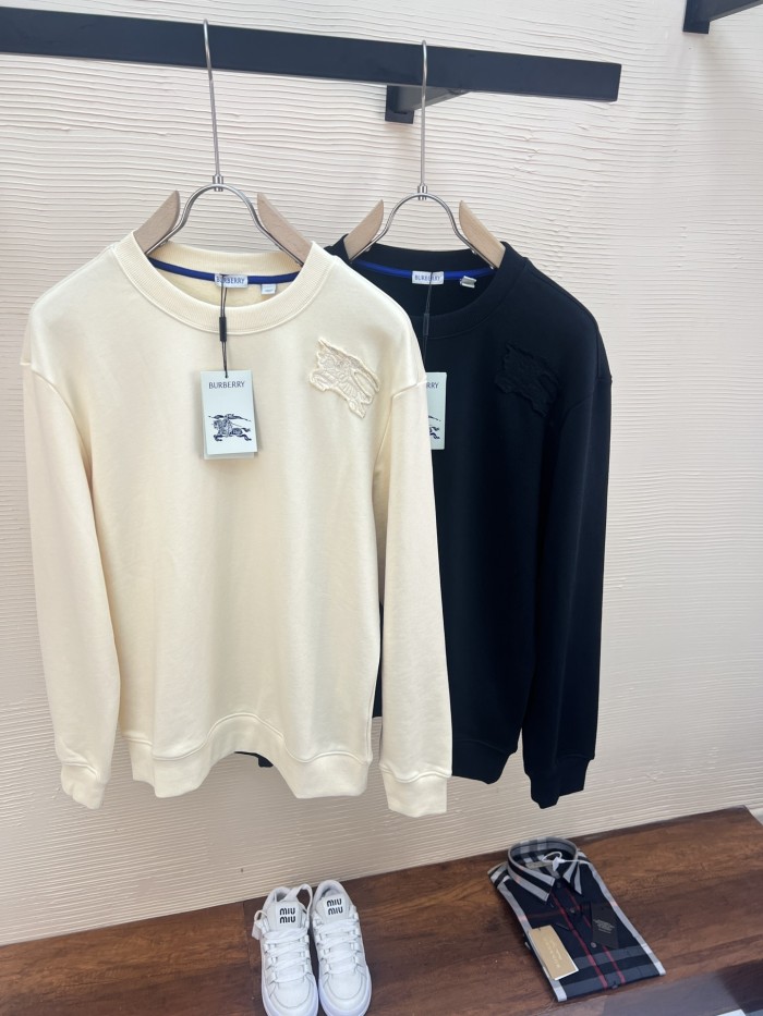 Burberry Womens Mens Sweatshirts Luxury Brand Mens Cotton Sweatshirt 80849451 Whatsapp【+1-3239614486】