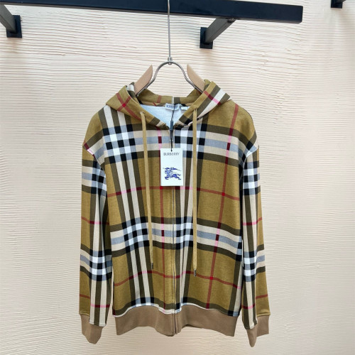 Burberry Womens Mens Sweatshirt Luxury Brand Mens Zip Hoodie Whatsapp【+1-3239614486】