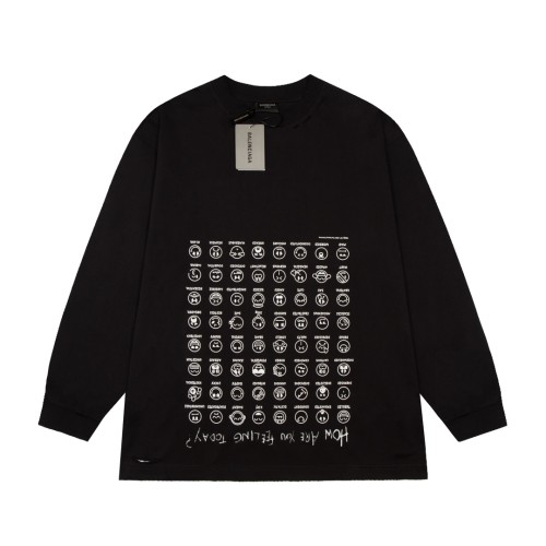 Balenciaga Luxury Brand Women Mens Long Sleeve T-Shirt Whatsapp 【+1-3239614486】