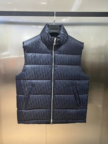 Dior Design Mens Womens Vest Winter Windprood Down Jackets Keep Warm 90% White Duck Down Whatsapp【+1-3239614486】