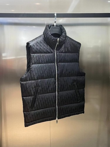 Dior Design Mens Womens Vest Winter Windprood Down Jackets Keep Warm 90% White Duck Down Whatsapp【+1-3239614486】