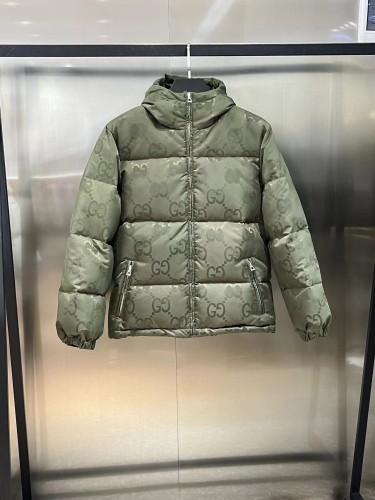 Gucci Men Womens Coat Luxury Brand Mens Hoodie Down Jacket JUMBO GG CANVAS DOWN JACKET ‎698710 Z8A53 3175 Top Quality Whatsapp【+1-3239614486】