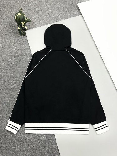 Gucci Womens Mens Zip Hoodie Luxury Brand Mens Sweatshirt Winter Fashion COTTON JERSEY SWEATSHIRT WITH PATCH Whatsapp【+1-3239614486】