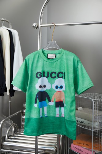 Gucci Luxury Brand Women Mens Short Sleeve T-Shirt Whatsapp 【+1-3239614486】
