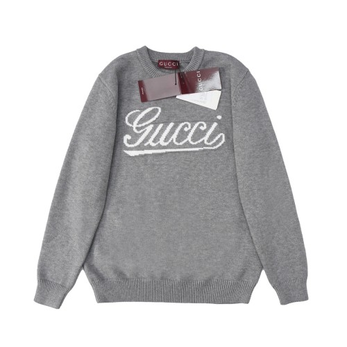 Gucci Men Womens Sweater Luxury Brand Womens Knitwear WOOL SWEATER WITH GUCCI INTARSIA 795347 XKD74 1423 Top Quality Whatsapp【+1-3239614486】
