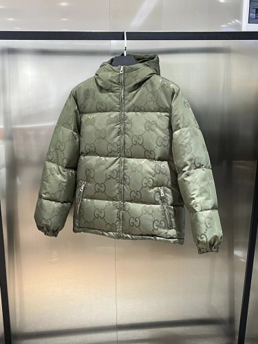 Gucci Men Womens Coat Luxury Brand Mens Hoodie Down Jacket JUMBO GG CANVAS DOWN JACKET ‎698710 Z8A53 3175 Top Quality Whatsapp【+1-3239614486】
