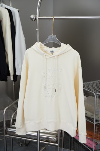 Loewe Womens Mens Hoodie Luxury Brand Mens Sweatshirts Relaxed fit hoodie in cotton Whatsapp【+1-3239614486】