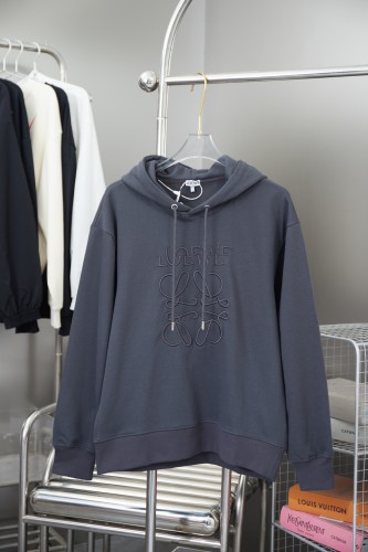 Loewe Womens Mens Hoodie Luxury Brand Mens Sweatshirts Relaxed fit hoodie in cotton H526Y25X39 Whatsapp【+1-3239614486】