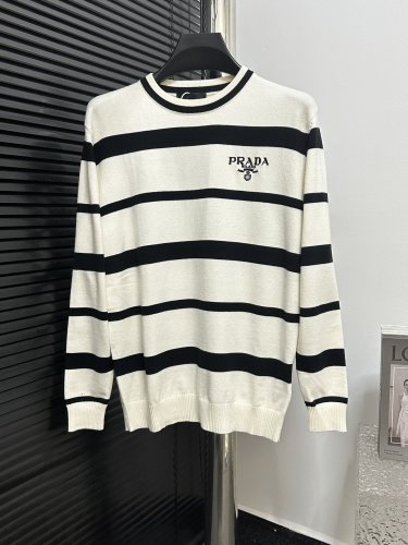 Prada Men Womens Sweater Luxury Brand Womens Knitwear Top Quality Whatsapp【+1-3239614486】