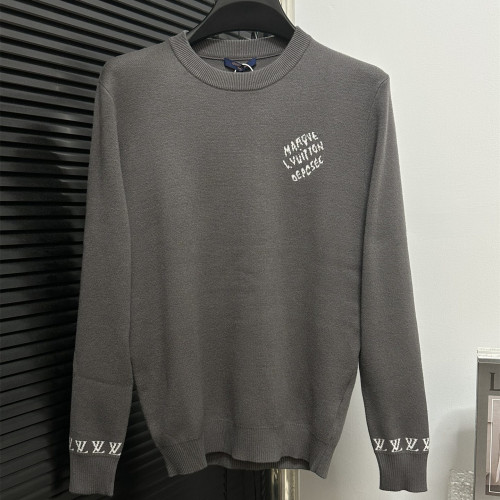 Louis Vuitton Mens Sweater Knitwear Luxury Brand Mens Sweaters Long-Sleeved Cotton Crewneck Top Quality Whatsapp【+1-3239614486】