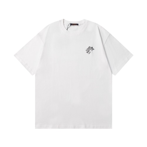 Louis Vuitton Luxury Brand Men Womens Short Sleeve T-Shirt Signature Short-Sleeved T-Shirt Whatsapp 【+1-3239614486】