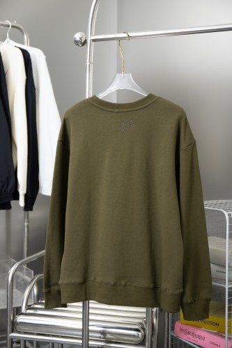 Louis Vuitton Womens Mens Long Sleeve Sweatshirt Luxury Brand Mens Sweatshirts Cotton Signature Crewneck 1AFJHB Whatsapp【+1-3239614486】